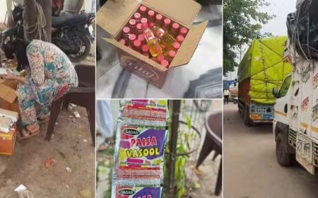 त्योहार से पहले लखनऊ में FSDA की बड़ी कार्रवाई, नकली खोया-तेल से भरे ट्रक सीज