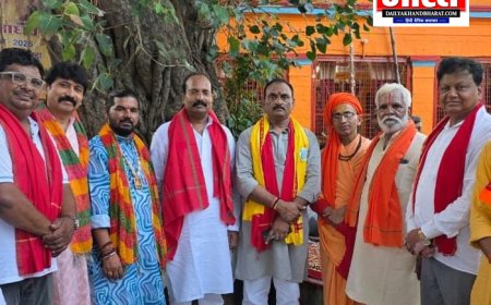 प्रयागराज के नगर देवता द्वादश माधव की हो रही वंदना, छठवें दिन बिंदु माधव मंदिर पहुंची महात्म यात्रा