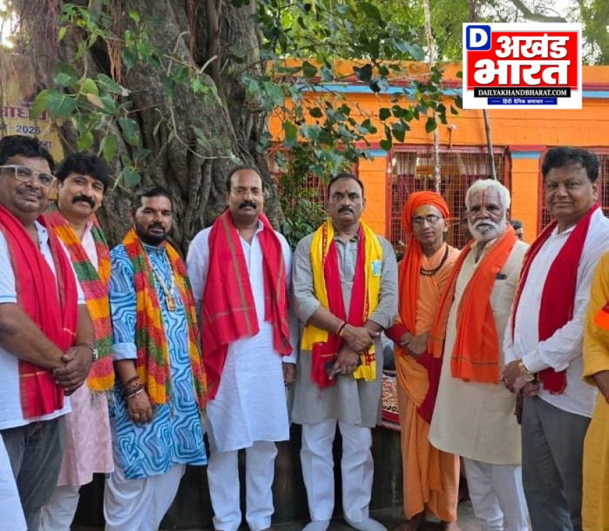 प्रयागराज के नगर देवता द्वादश माधव की हो रही वंदना, छठवें दिन बिंदु माधव मंदिर पहुंची महात्म यात्रा